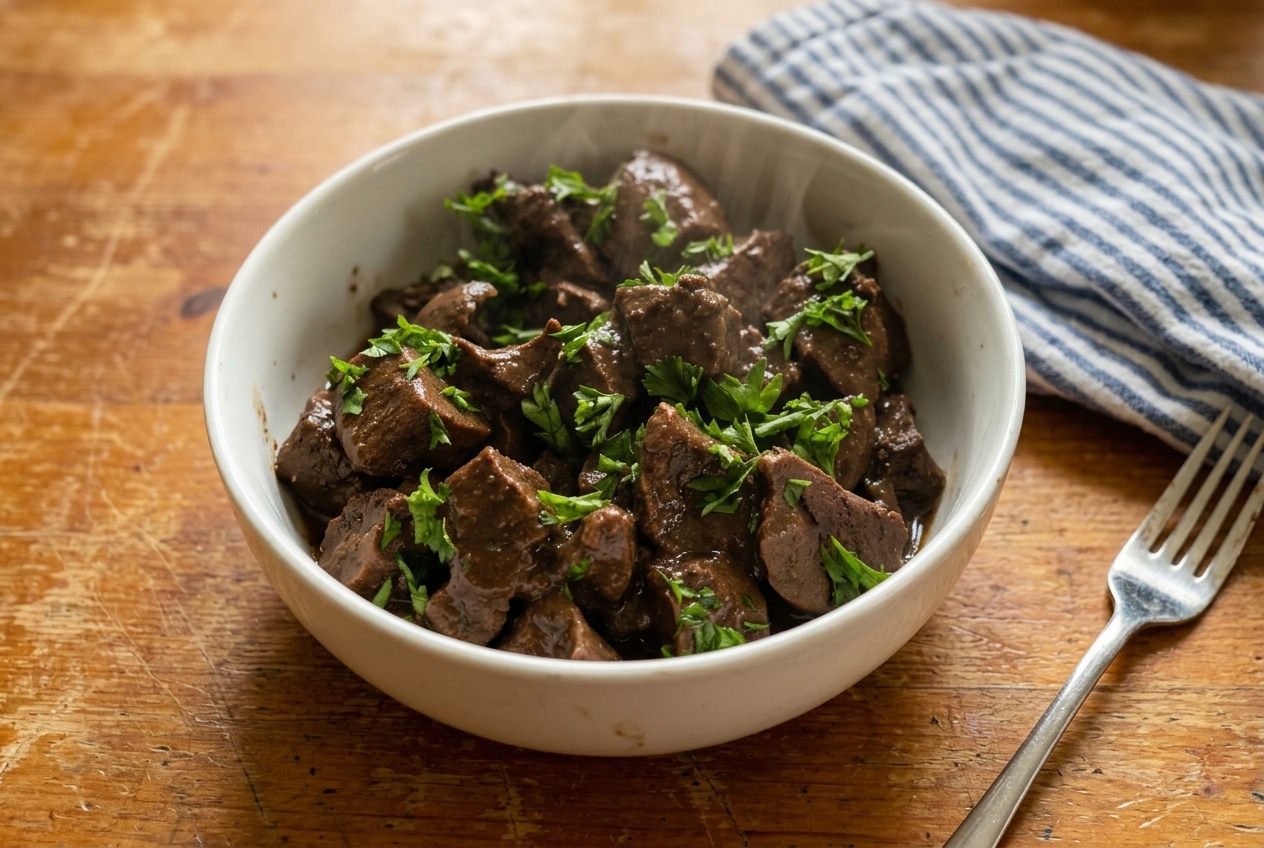 Erling Haaland beef heart recipe
